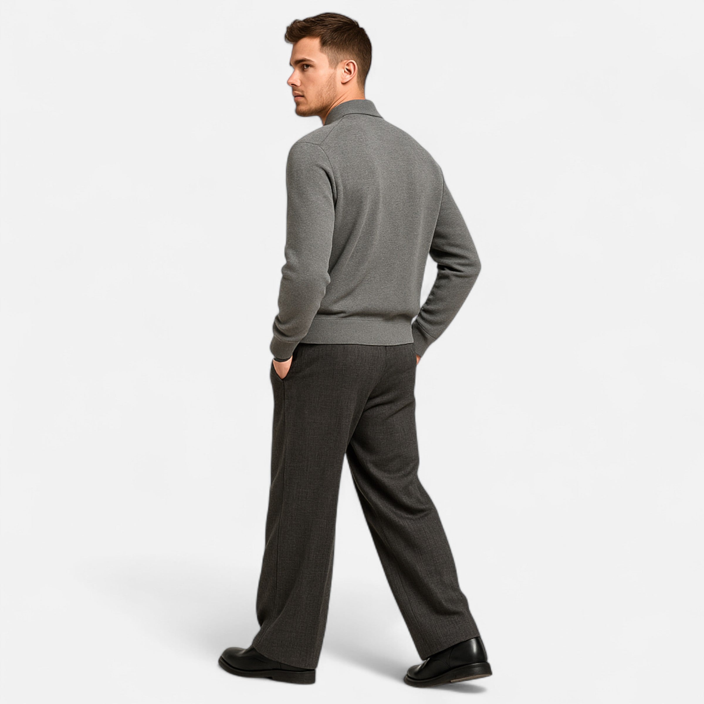 Men’s Classic Draped Trousers in Timeless Heritage Style