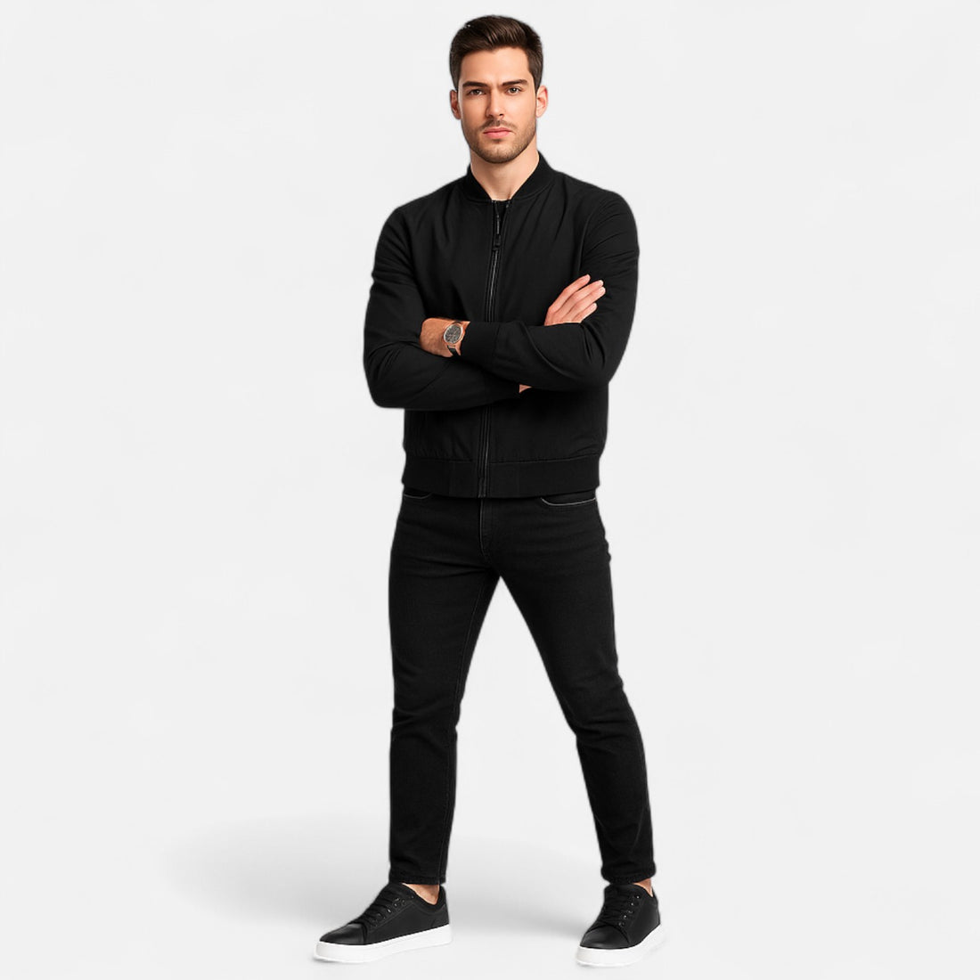 Men’s Classic Business Casual Lace Up Sneakers for All Season Comfort