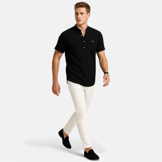 Dorevelle | Men’s Notch Collar Shirt