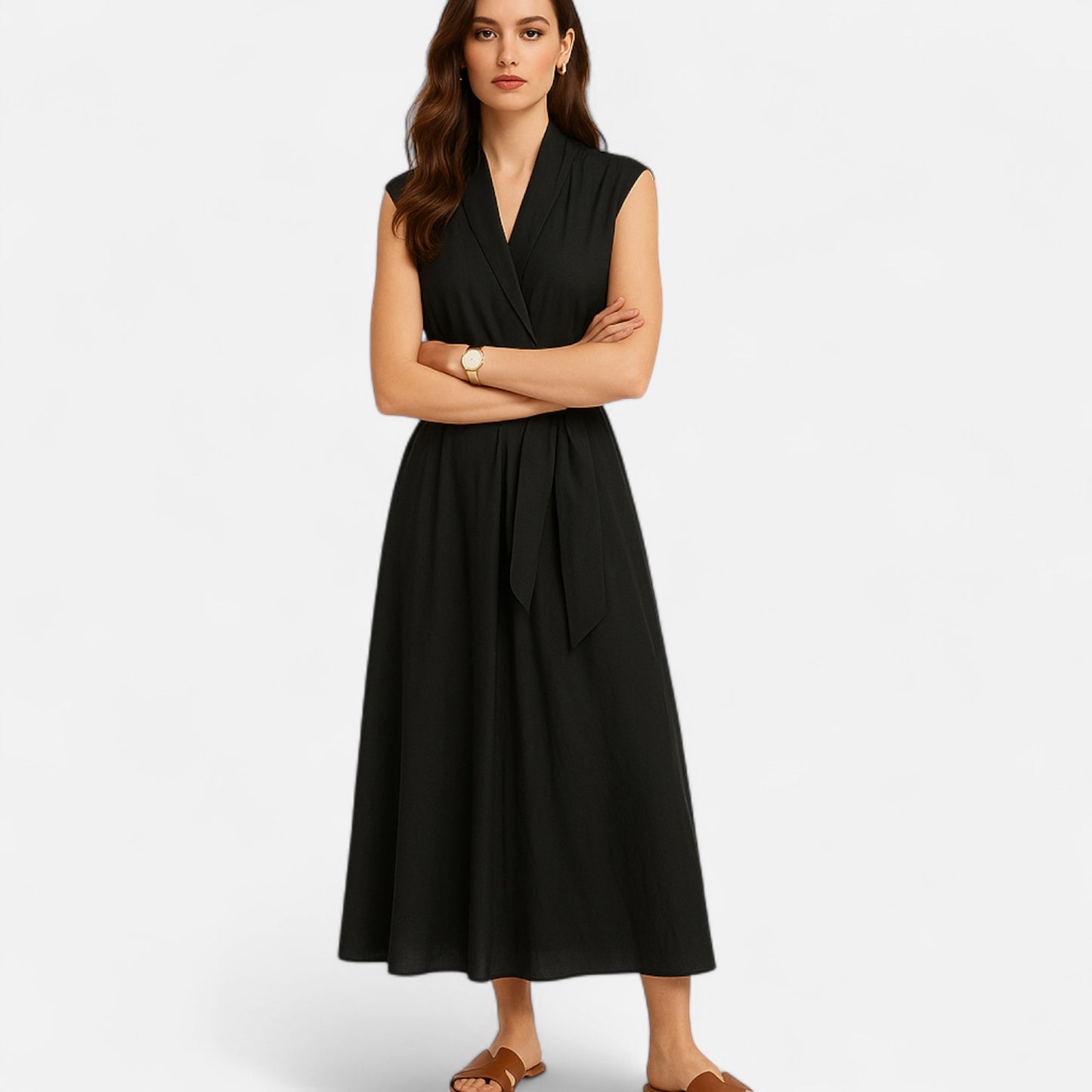 Dorevelle | Women’s Sleeveless Dress – Heritage Linen Style
