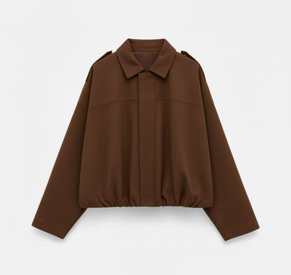 Dorevelle | Women’s Suede Notched Jacket – Modern Vintage Flair