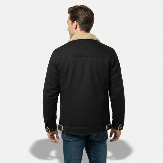 Dorevelle | Men’s Fleece-Lined Sherpa Collar Jacket