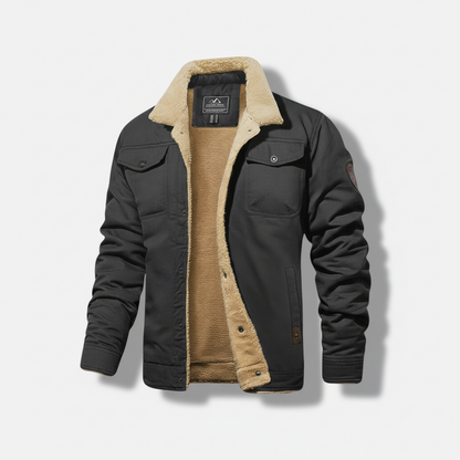 Dorevelle | Men’s Fleece-Lined Sherpa Collar Jacket
