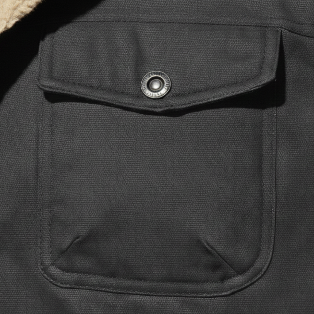 Dorevelle | Men’s Fleece-Lined Sherpa Collar Jacket