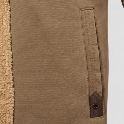 Dorevelle | Men’s Fleece-Lined Sherpa Collar Jacket