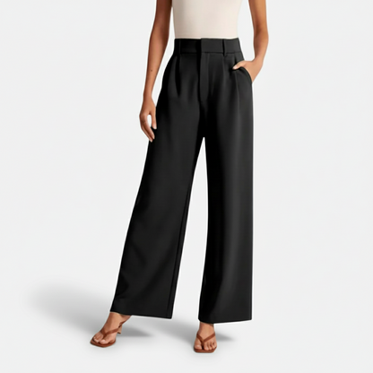 Dorevelle | Women’s High Waist Wide-Leg Trousers – Elegant Tailored Comfort
