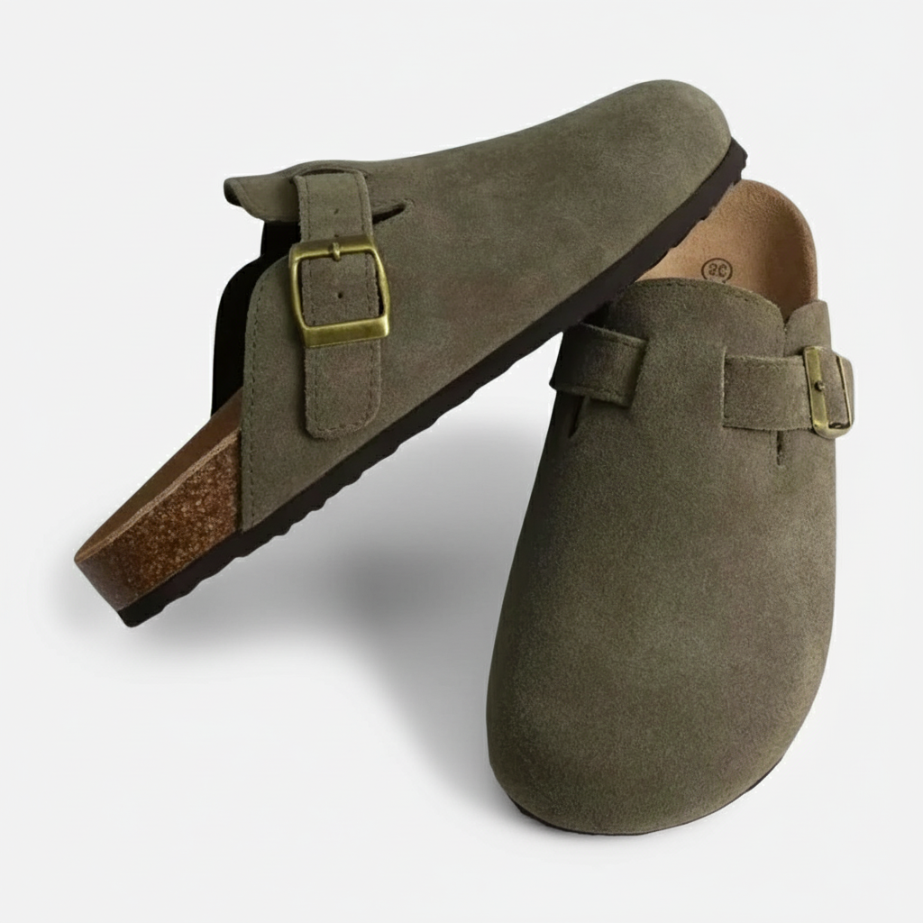 Dorevelle | Unisex Casual Suede Clogs