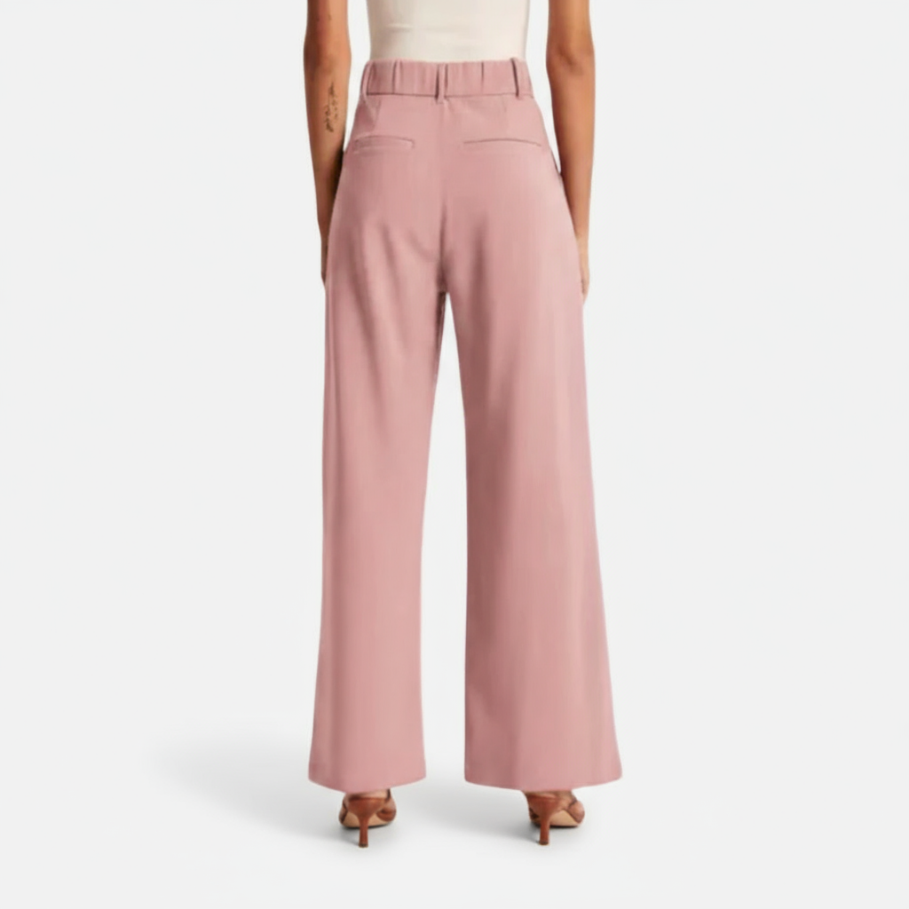 Dorevelle | Women’s High Waist Wide-Leg Trousers – Elegant Tailored Comfort