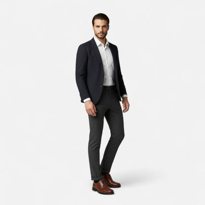 Dorevelle | Men's Sleek Faux Leather Lace-Up Shoes