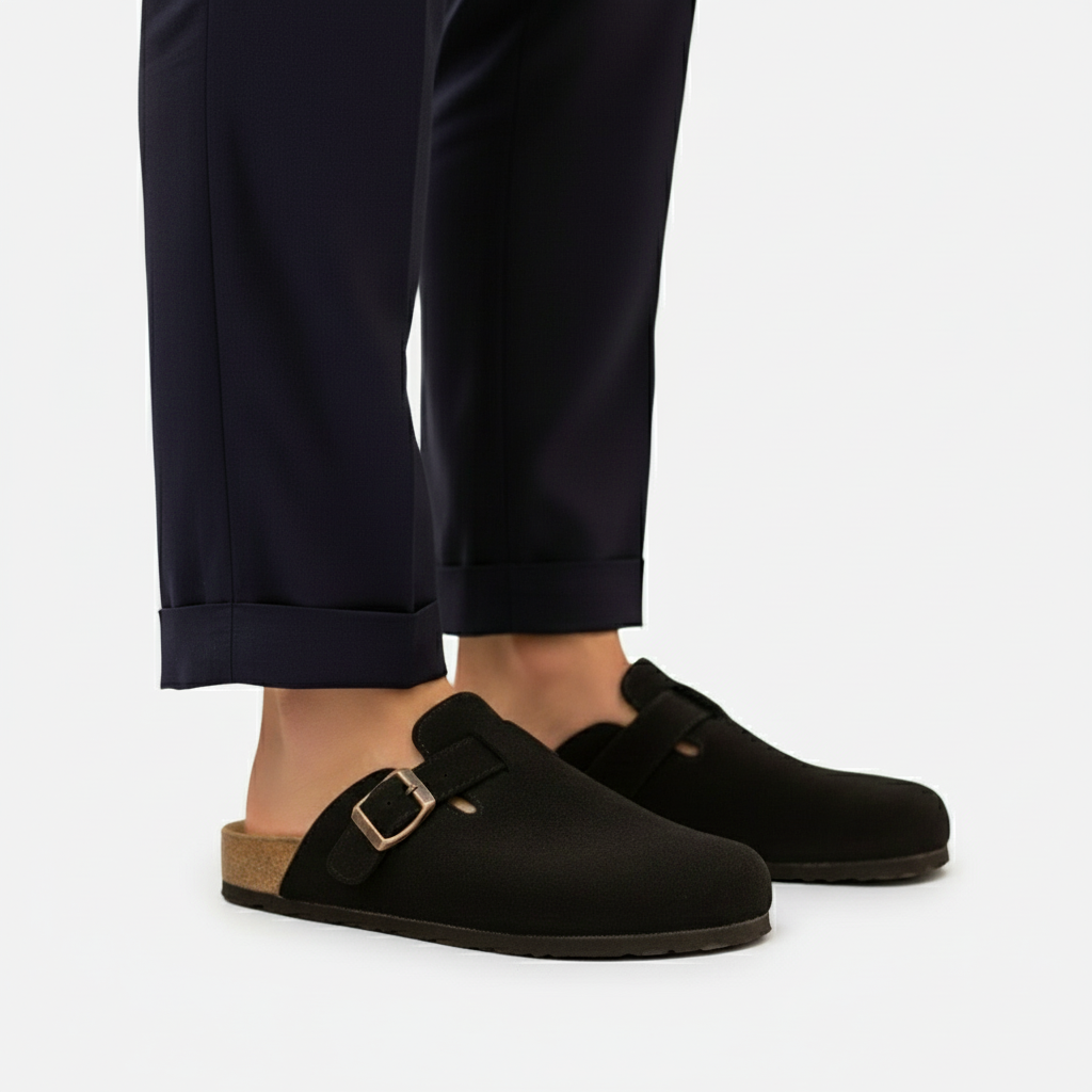 Dorevelle | Unisex Casual Suede Clogs
