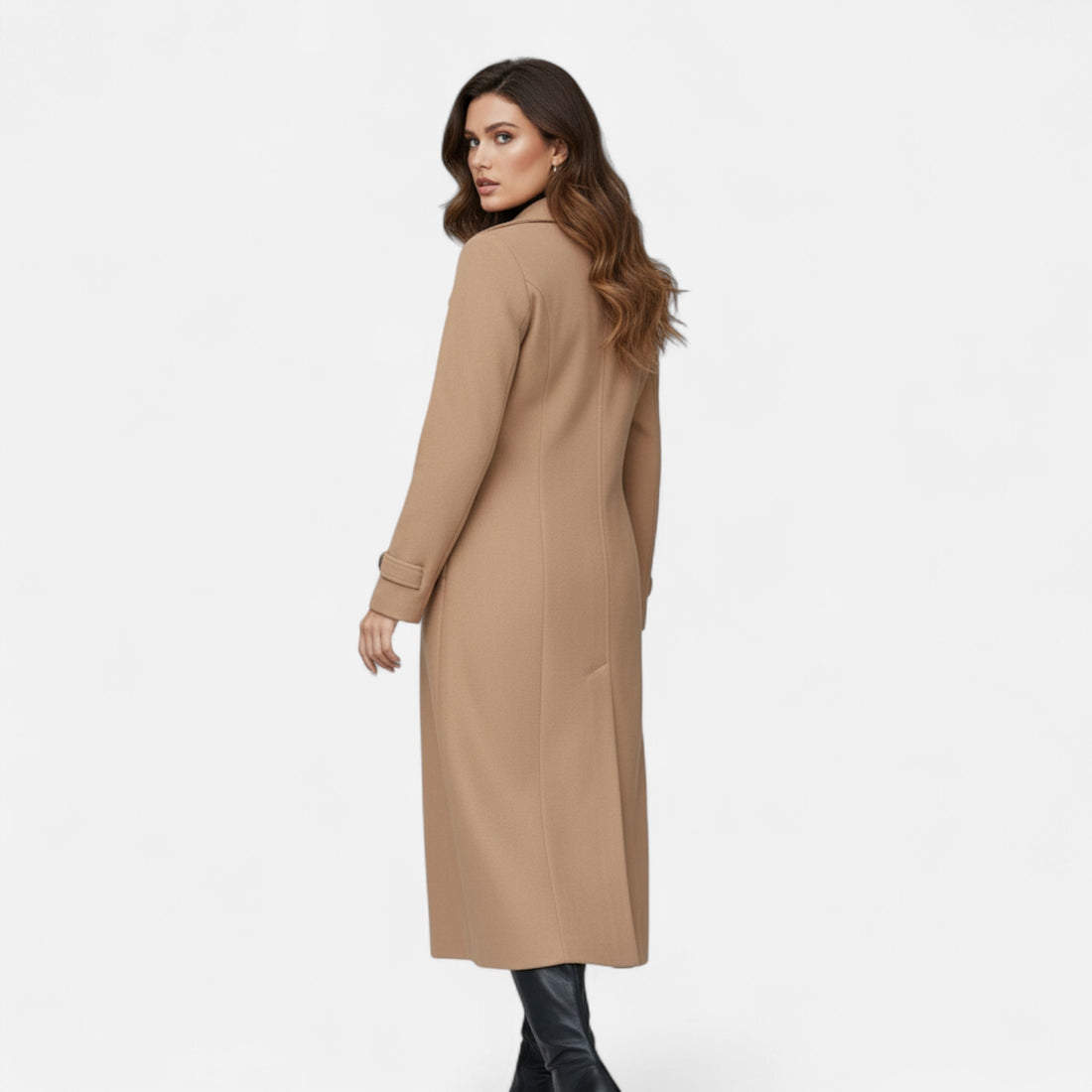 Long Women’s Coat Elegant Lightweight Seasonal Outerwear