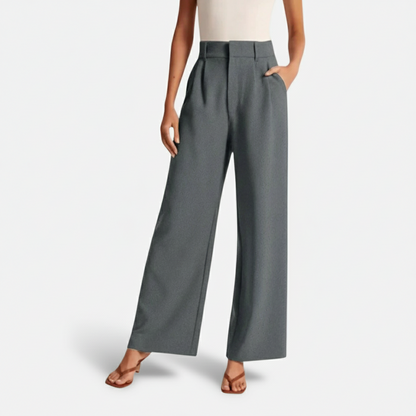 Dorevelle | Women’s High Waist Wide-Leg Trousers – Elegant Tailored Comfort