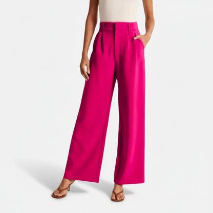 Dorevelle | Women’s High Waist Wide-Leg Trousers – Elegant Tailored Comfort