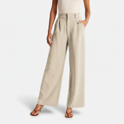 Dorevelle | Women’s High Waist Wide-Leg Trousers – Elegant Tailored Comfort