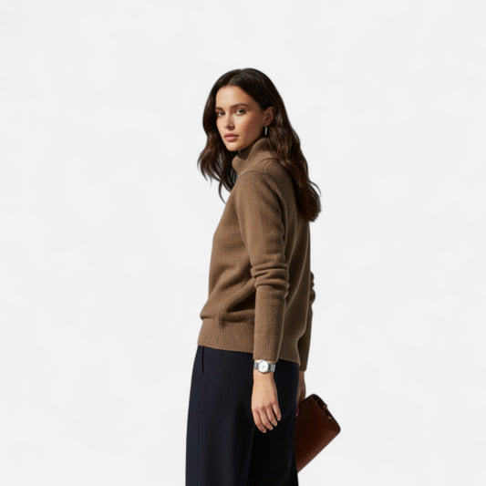 Dorevelle | Women’s Turtleneck Sweater – Autumn Winter Elegance