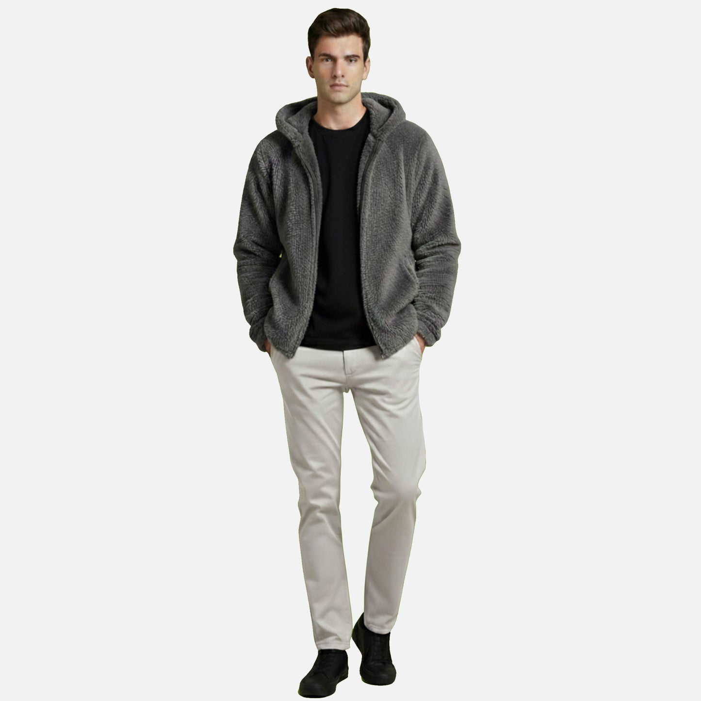 Dorevelle | Men’s Cozy Hoody – Soft Fleece Winter Essential