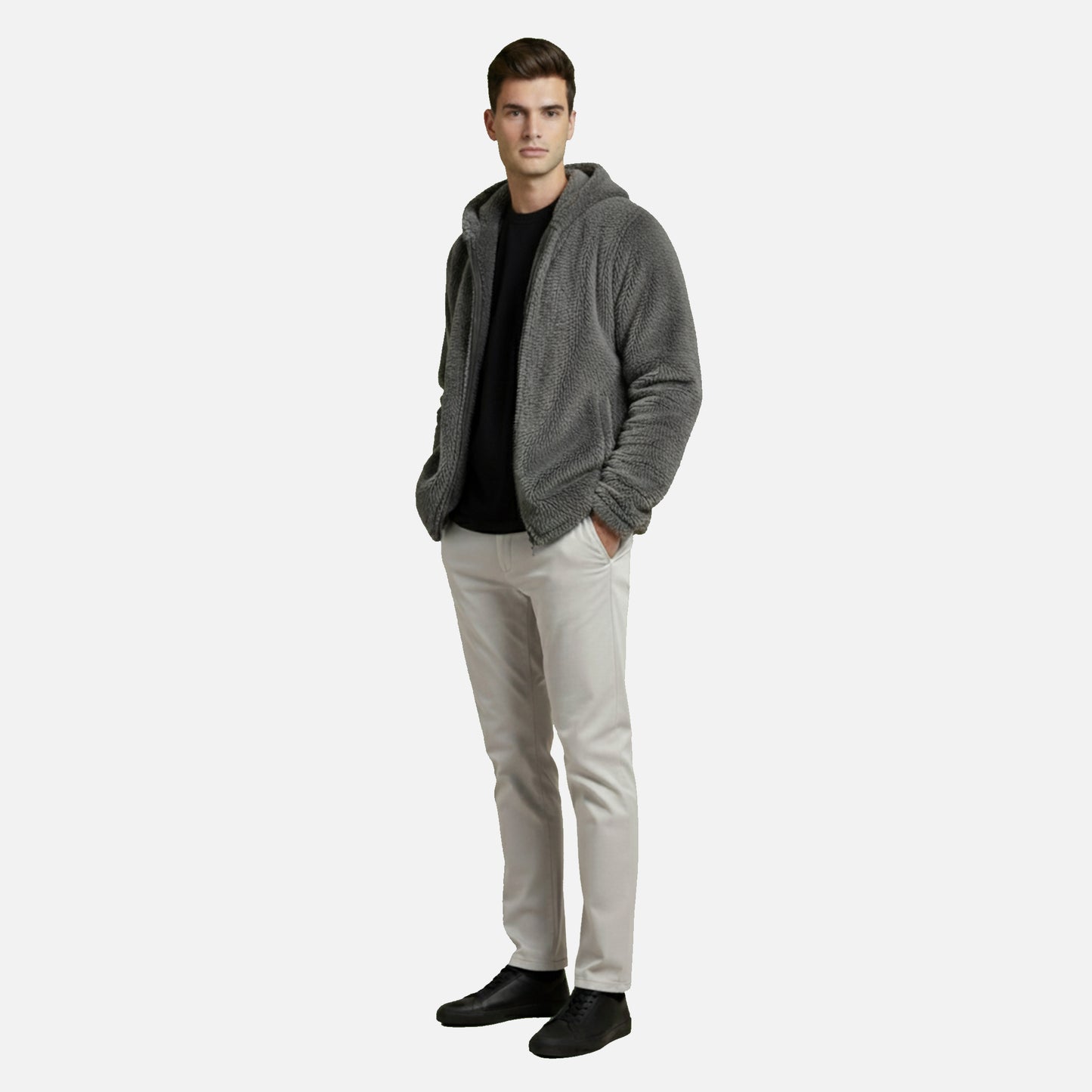 Dorevelle | Men’s Cozy Hoody – Soft Fleece Winter Essential