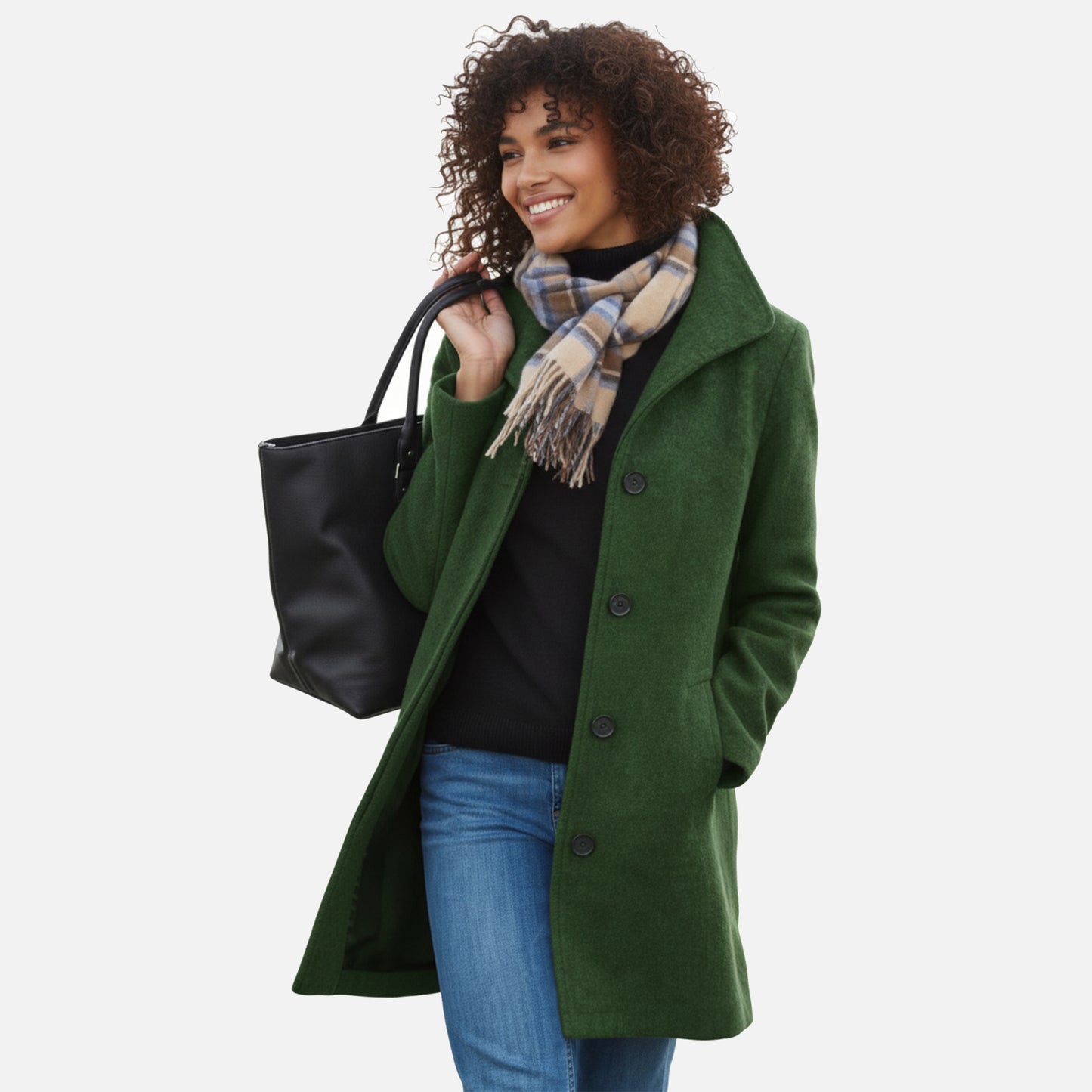 Dorevelle | Women’s Wool Blend Coat – Winter Timeless Grandeur