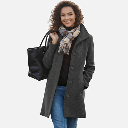 Dorevelle | Women’s Wool Blend Coat – Winter Timeless Grandeur