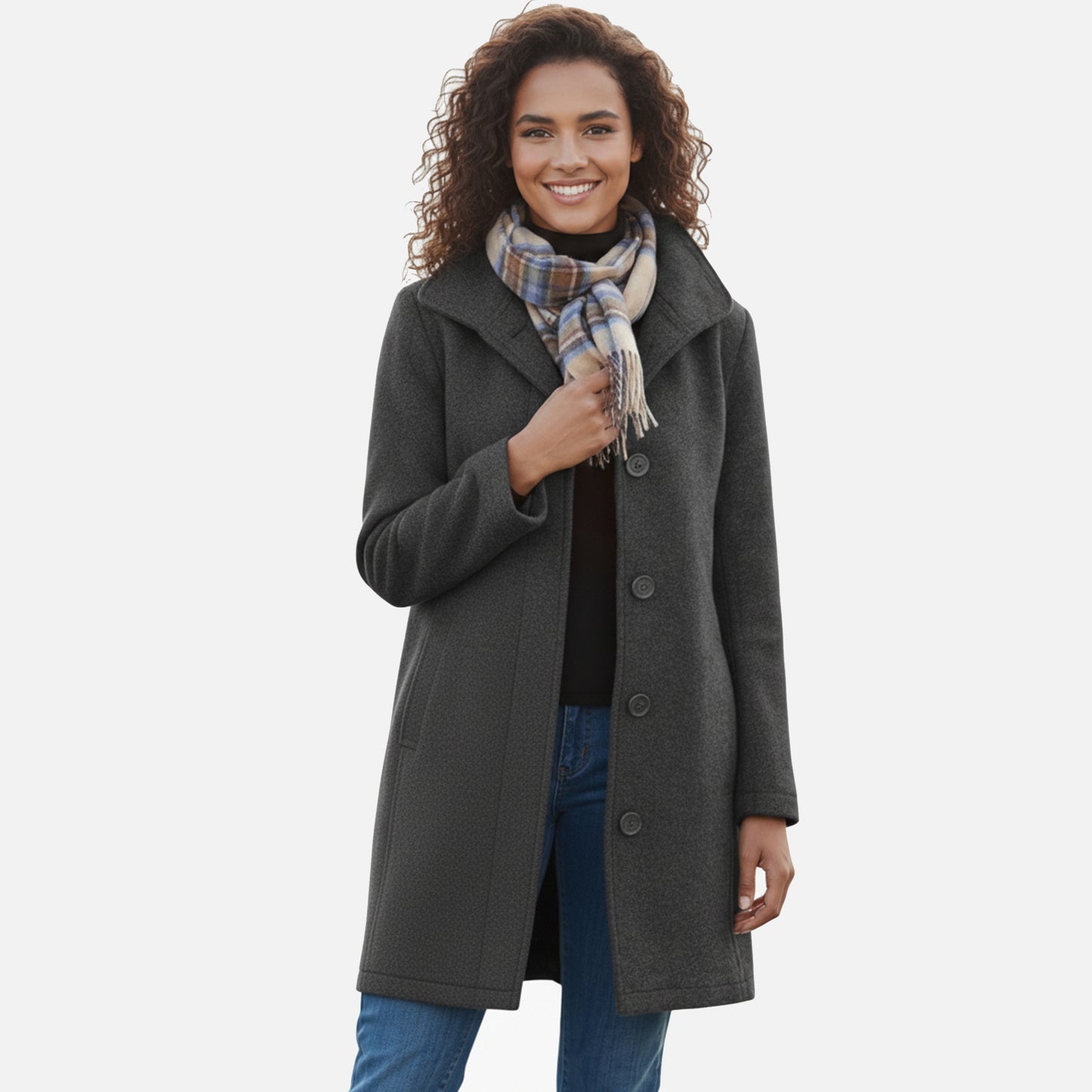 Dorevelle | Women’s Wool Blend Coat – Winter Timeless Grandeur
