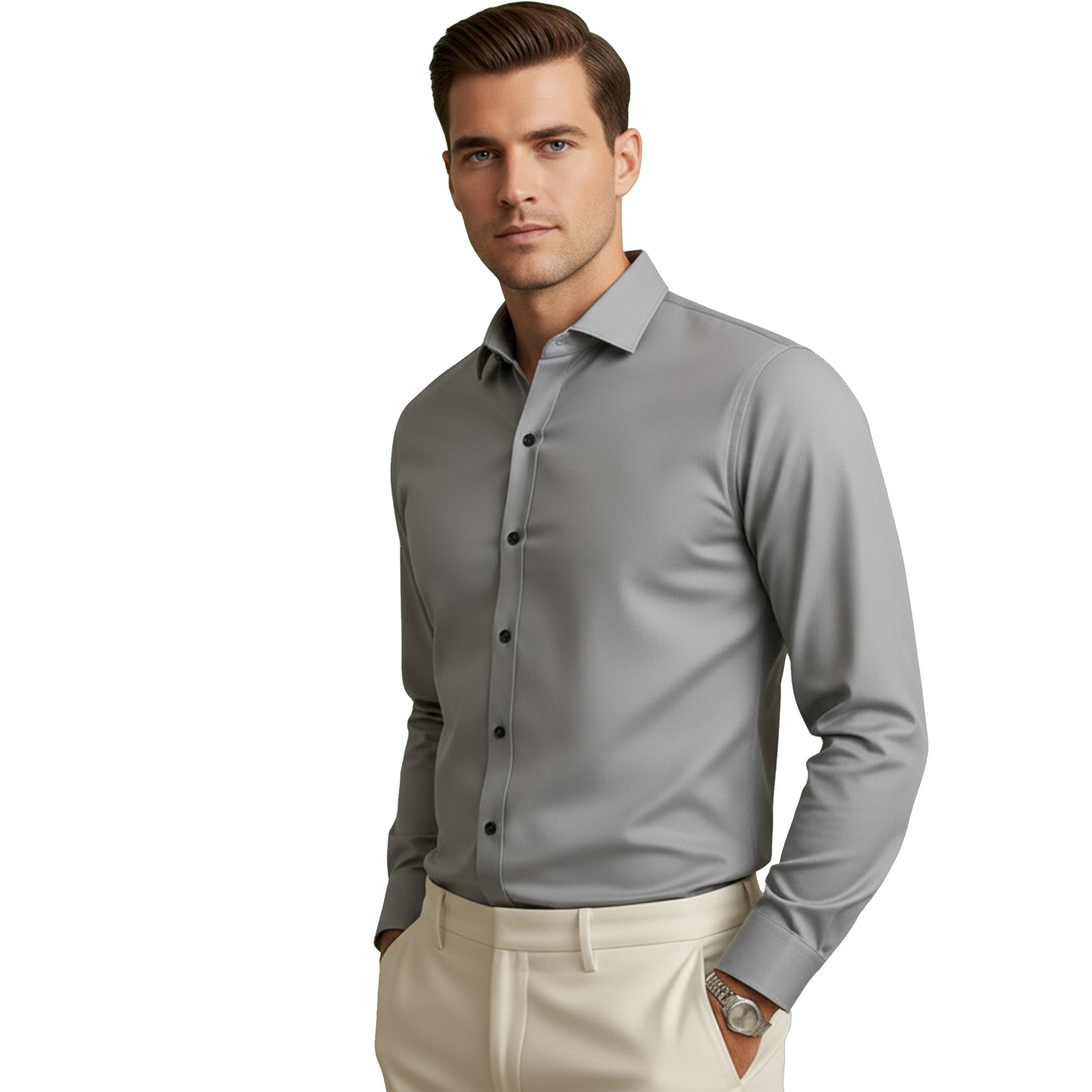 Dorevelle | Men’s Slim-Fit Shirt – Modern Silhouette Comfort