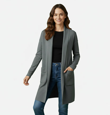 Dorevelle | Women’s Long Knit Cardigan – Effortless Layered Elegance