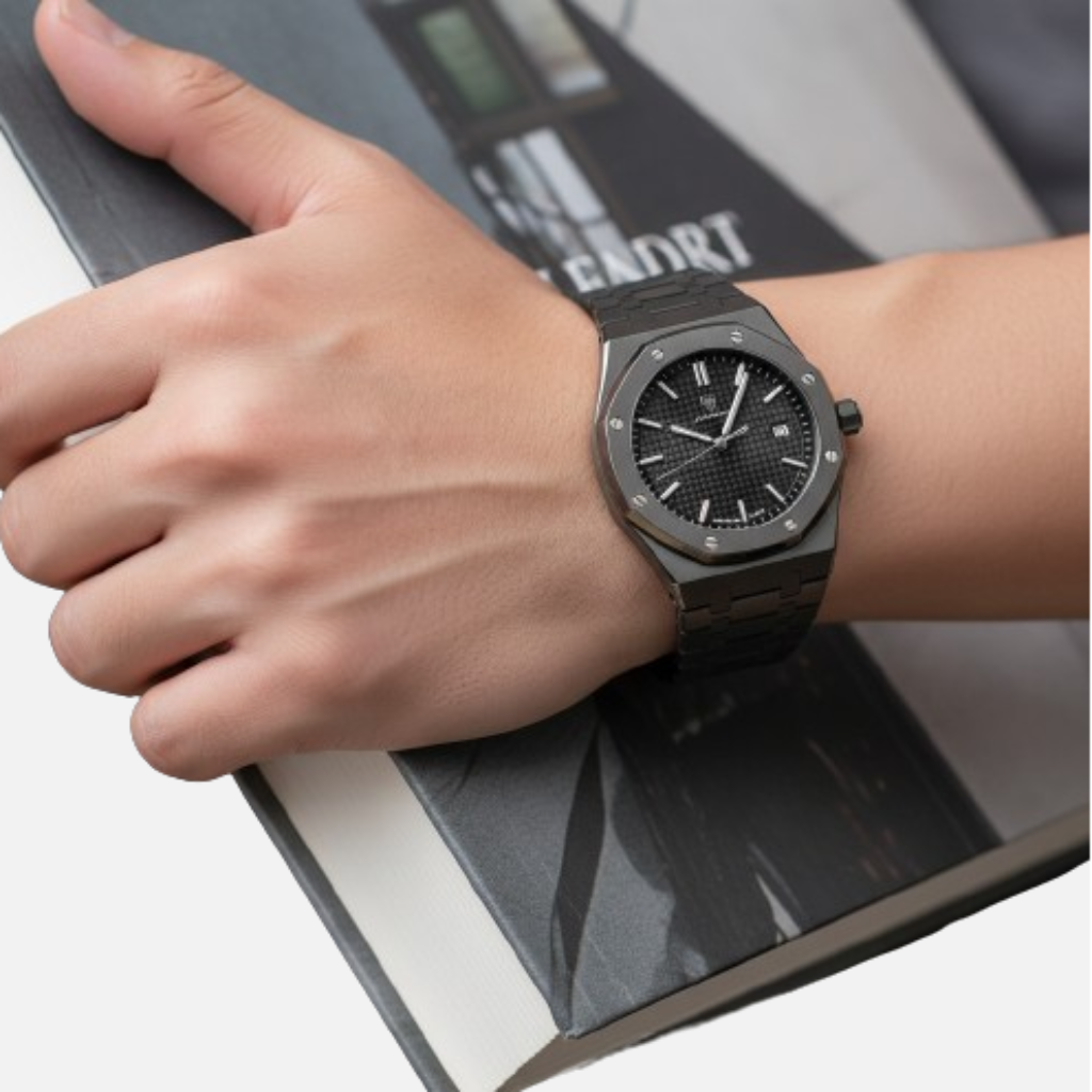 Dorevelle | Men’s Heritage Octagon Watch - Integrated Bracelet
