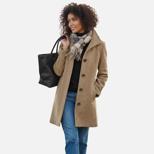 Dorevelle | Women’s Wool Blend Coat – Winter Timeless Grandeur