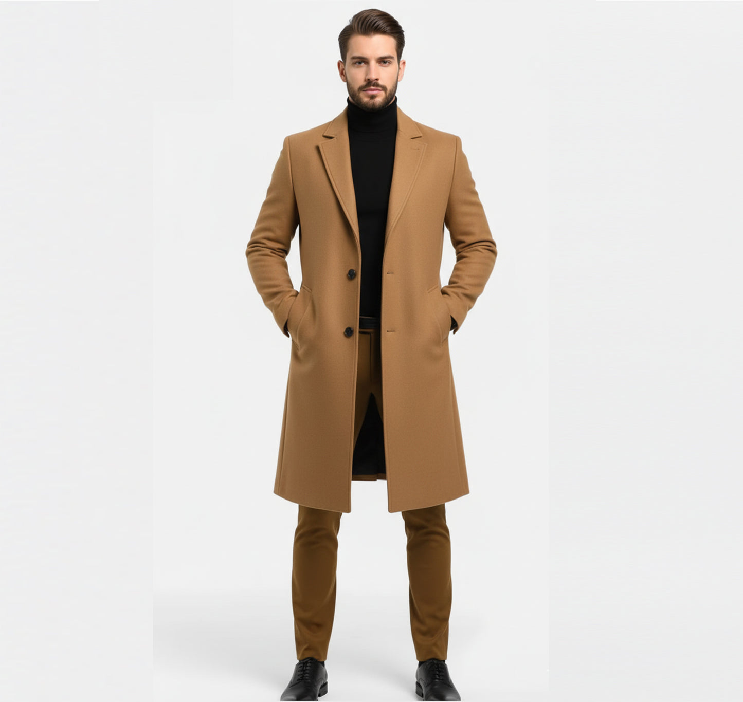 Dorevelle | Men’s Urban Tailored Coat – Sleek Traditional Craftsmanship