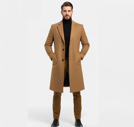 Dorevelle | Men’s Urban Tailored Coat – Sleek Traditional Craftsmanship