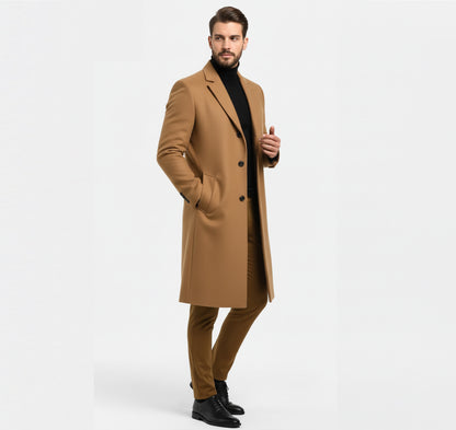 Dorevelle | Men’s Urban Tailored Coat – Sleek Traditional Craftsmanship