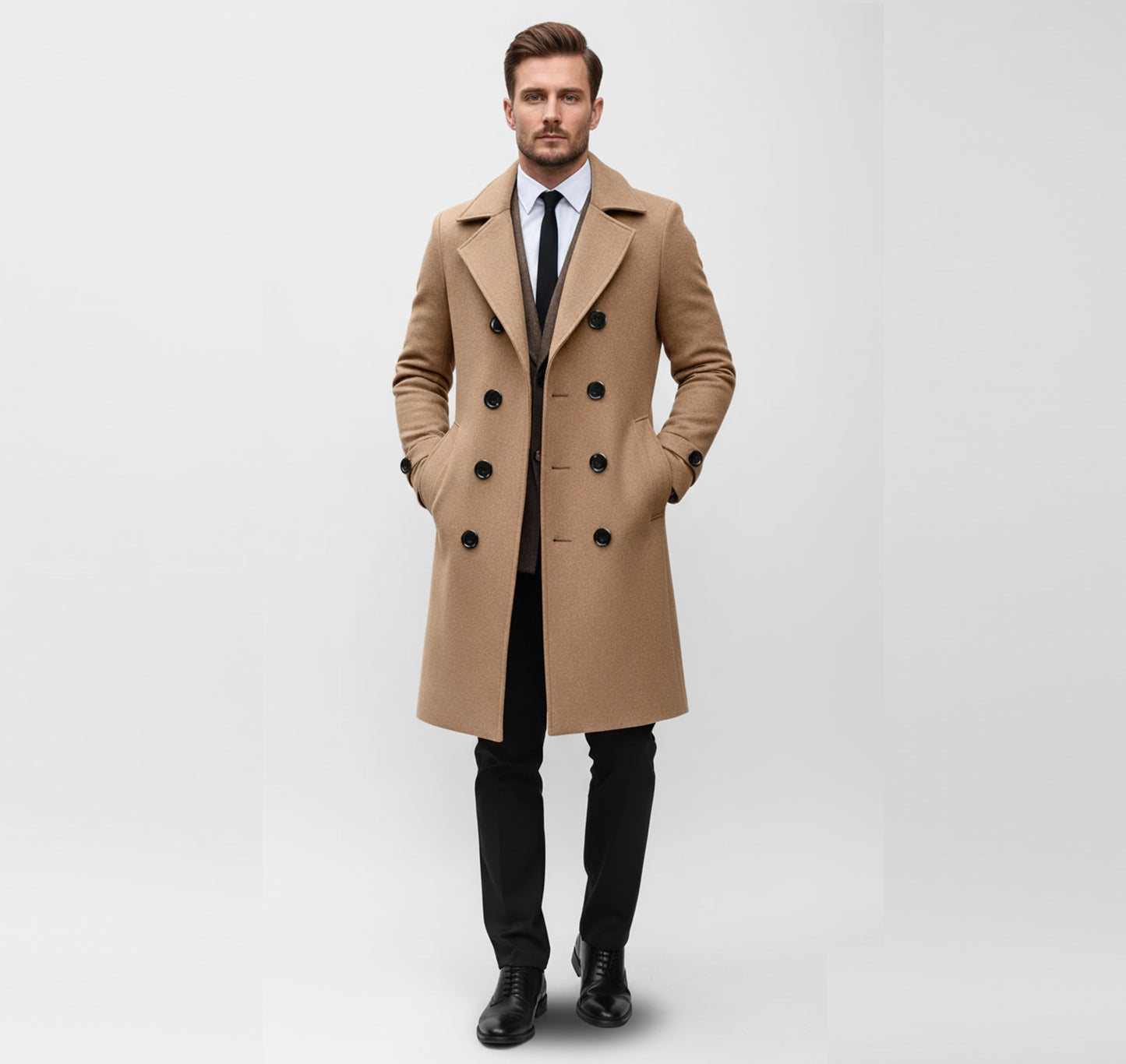 Dorevelle | Men’s Winter Overcoat – Elevated Timeless Elegance