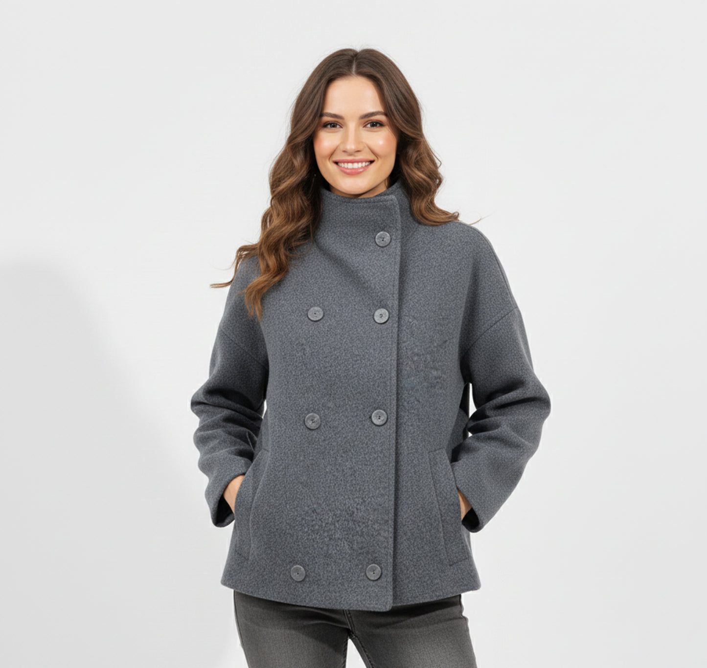 Dorevelle | Women’s Tailored Short Coat – Modern Minimal Grace