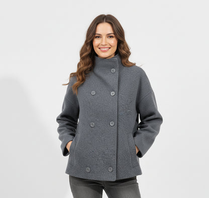 Dorevelle | Women’s Tailored Short Coat – Modern Minimal Grace