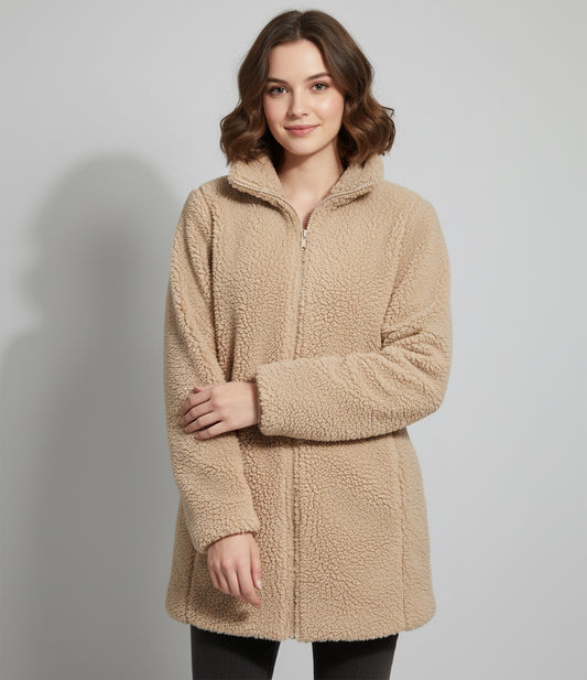 Dorevelle | Women’s Cozy Wool Coat – Classic Cozy Comfort