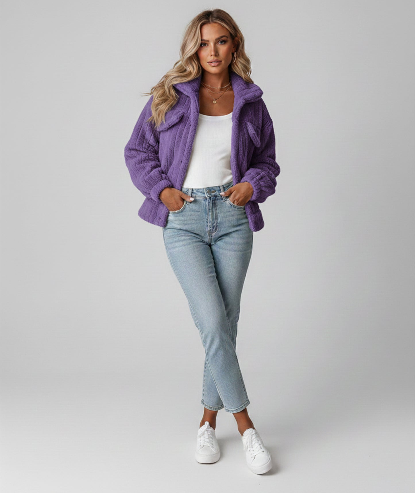 Dorevelle | Teddy Comfort Jacket – Soft & Stylish Layer