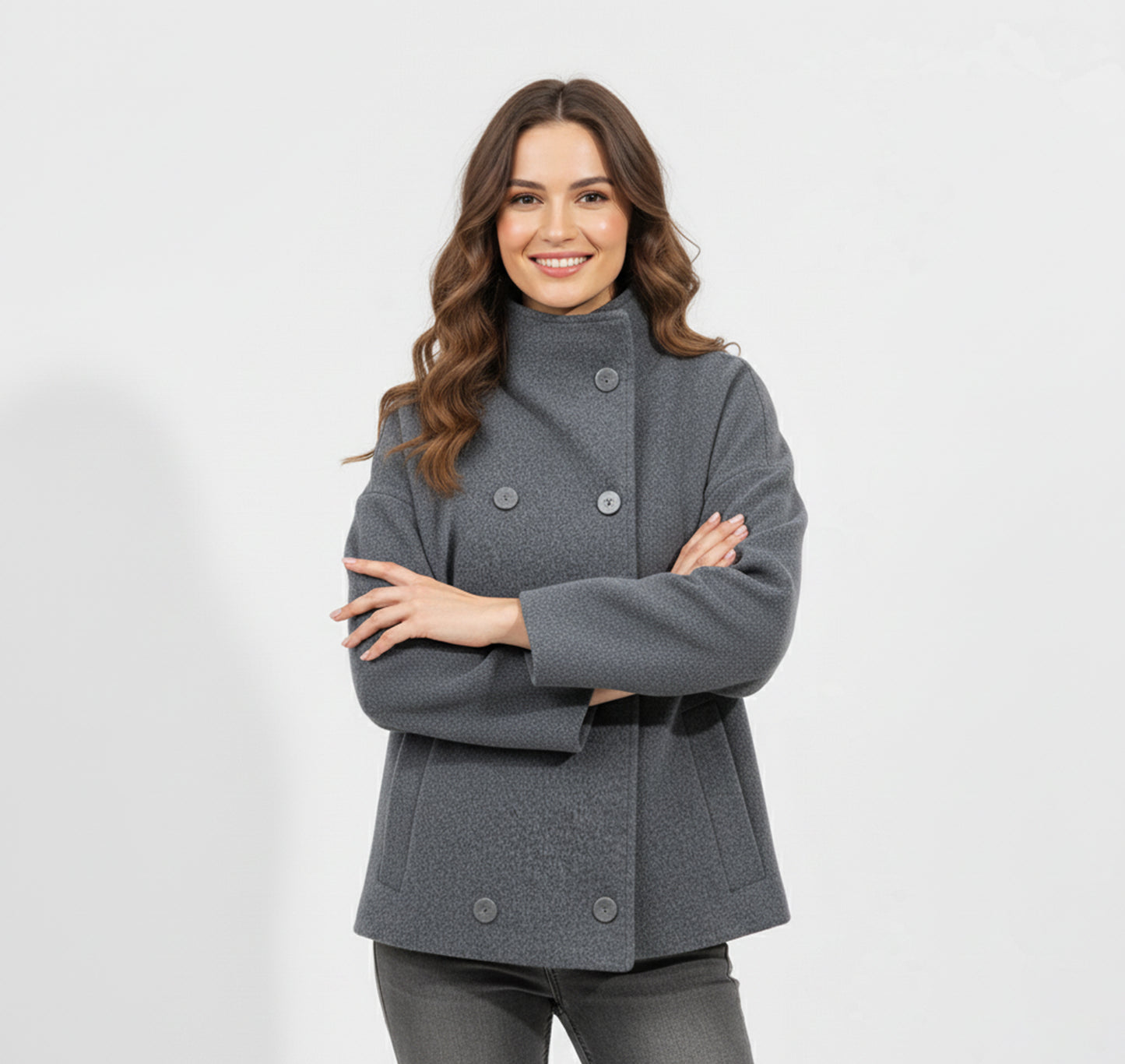Dorevelle | Women’s Tailored Short Coat – Modern Minimal Grace