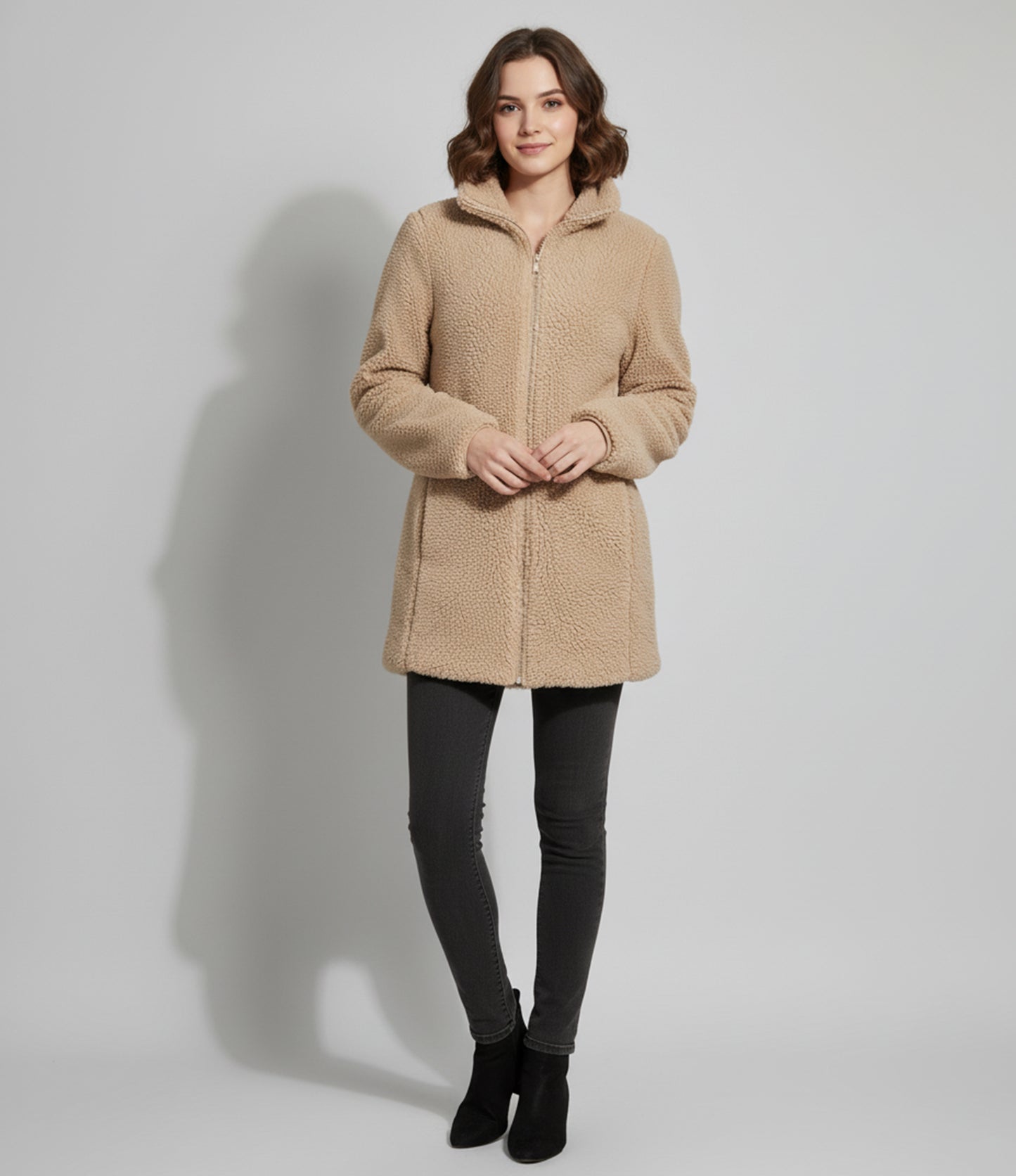 Dorevelle | Women’s Cozy Wool Coat – Classic Cozy Comfort