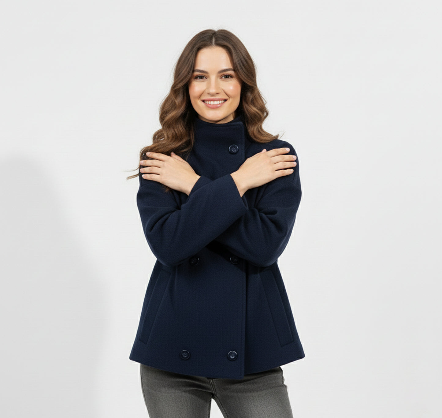 Dorevelle | Women’s Tailored Short Coat – Modern Minimal Grace