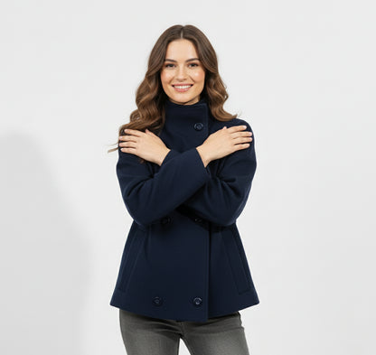 Dorevelle | Women’s Tailored Short Coat – Modern Minimal Grace
