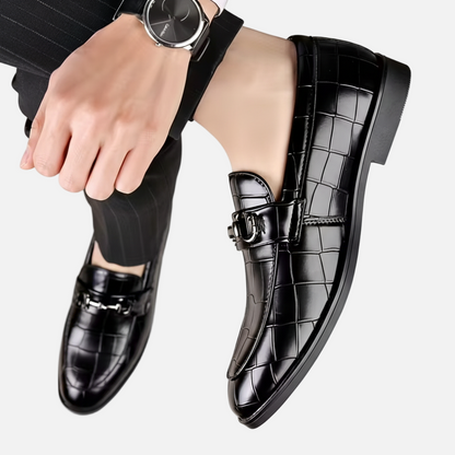 Dorevelle | Men’s Penny Loafers – Round Toe Vintage Style