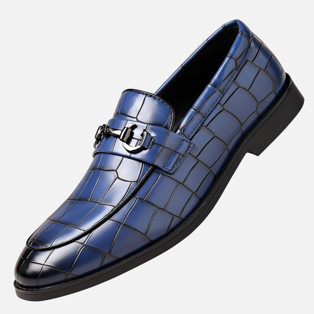 Dorevelle | Men’s Penny Loafers – Round Toe Vintage Style
