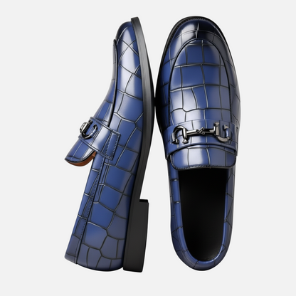 Dorevelle | Men’s Penny Loafers – Round Toe Vintage Style