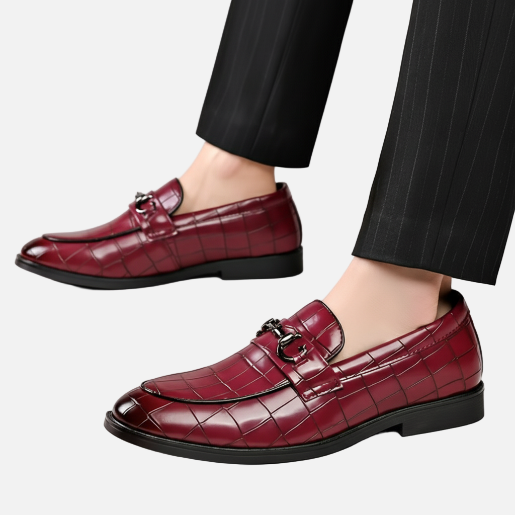 Dorevelle | Men’s Penny Loafers – Round Toe Vintage Style