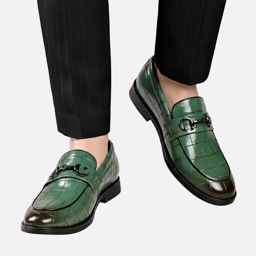 Dorevelle | Men’s Penny Loafers – Round Toe Vintage Style