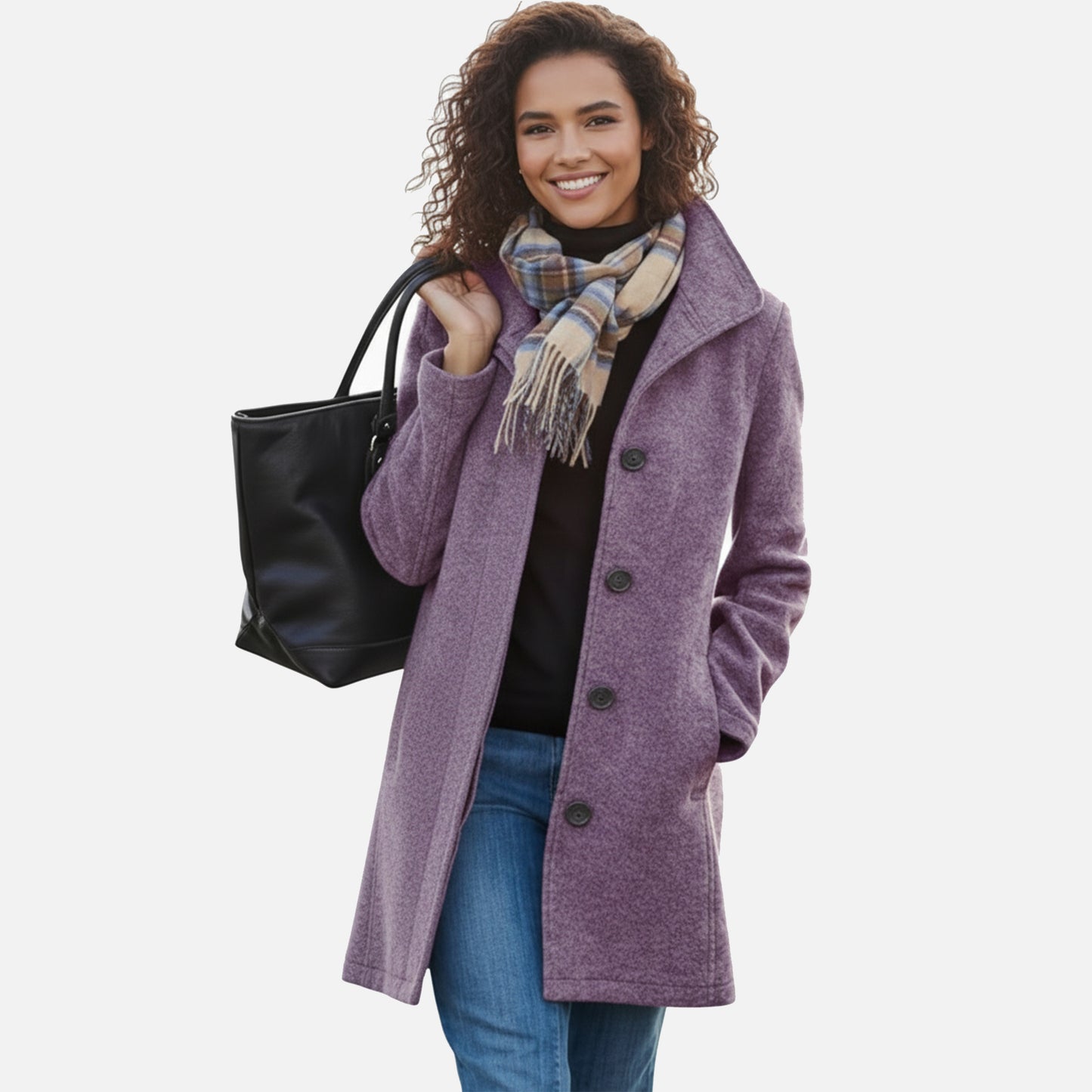 Dorevelle | Women’s Wool Blend Coat – Winter Timeless Grandeur