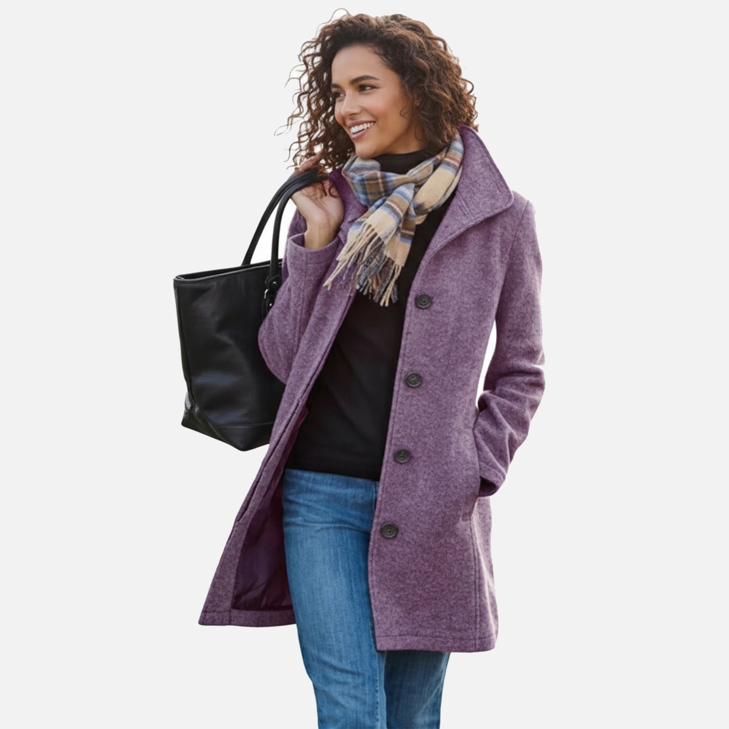 Dorevelle | Women’s Wool Blend Coat – Winter Timeless Grandeur