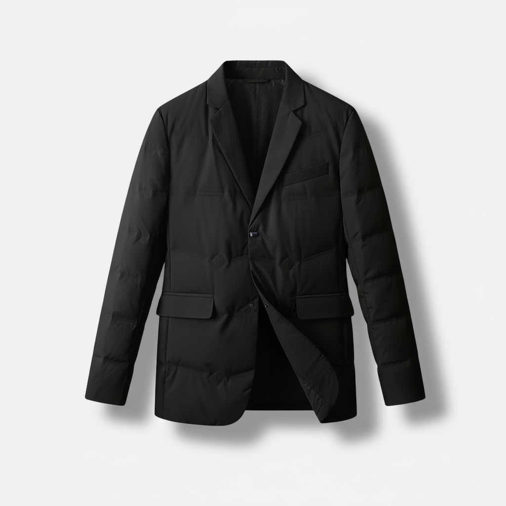 Dorevelle | Men’s Quilted Blazer Jacket – Lightweight Casual Outerwear
