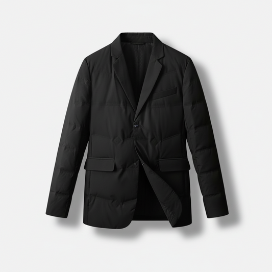Dorevelle | Men’s Quilted Blazer Jacket – Lightweight Casual Outerwear