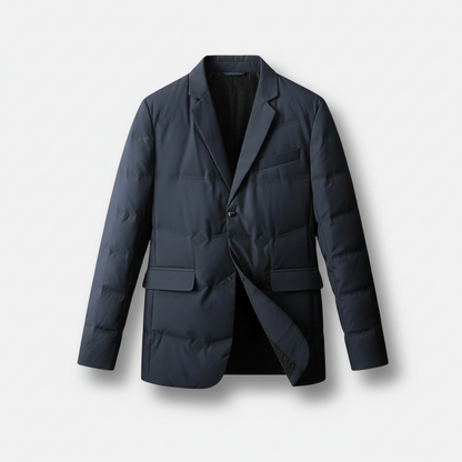 Dorevelle | Men’s Quilted Blazer Jacket – Lightweight Casual Outerwear